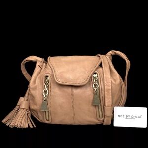 See By Chloe | Pink Leather Crossbody Bag